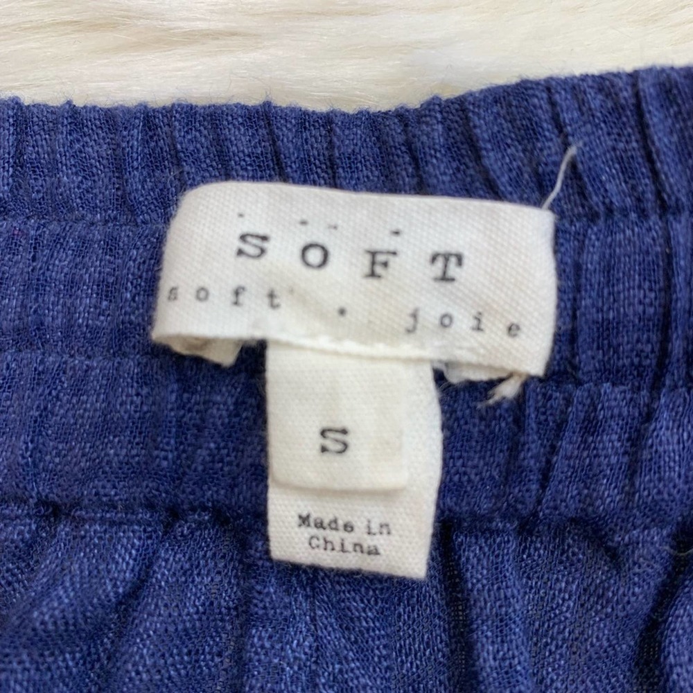 Soft Joie Caralee Linen Blend Drawstring Shorts - image 5